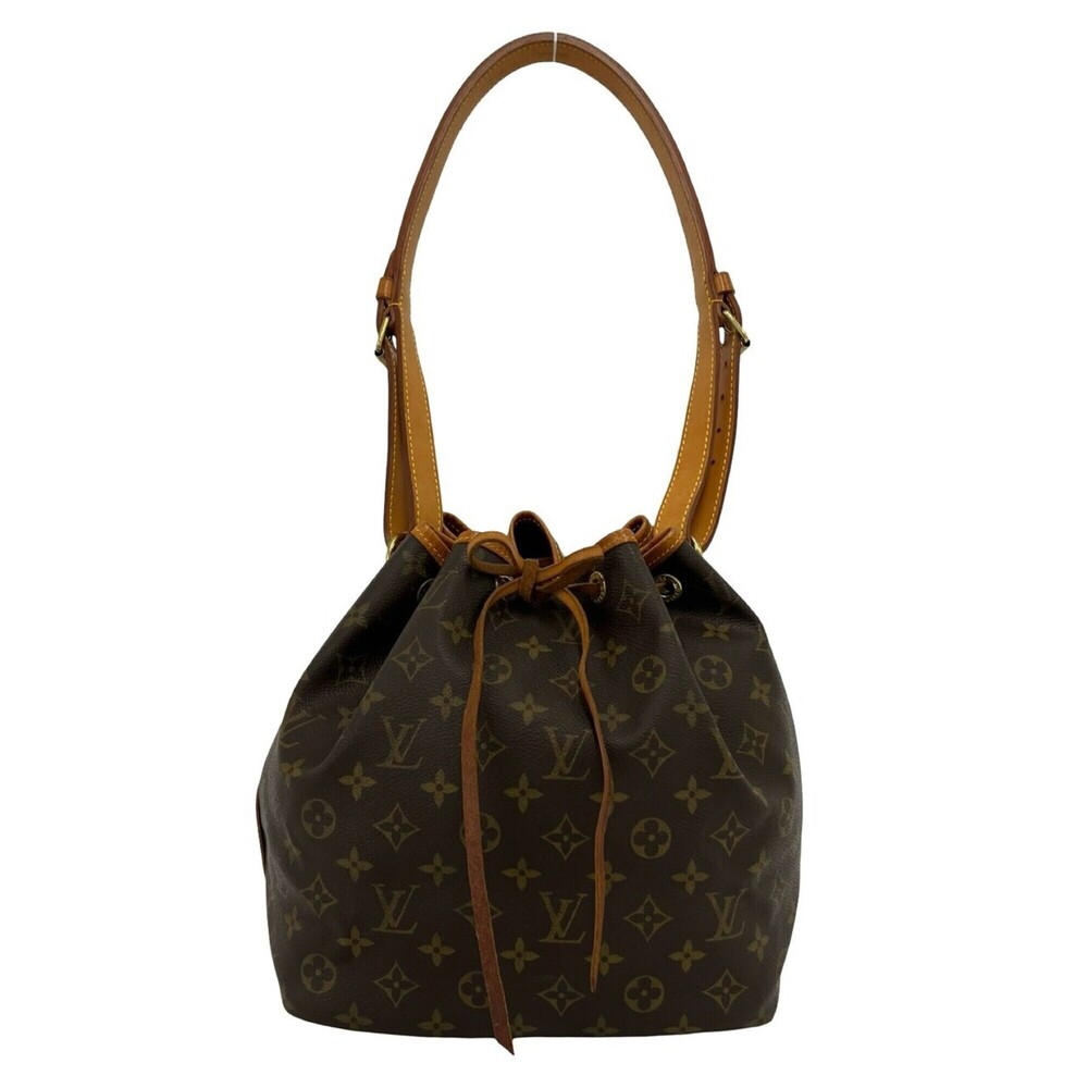 LOUIS VUITTON Authentic Vintage Brown Monogram Leather Shoulder Bag - Picture 1 of 9